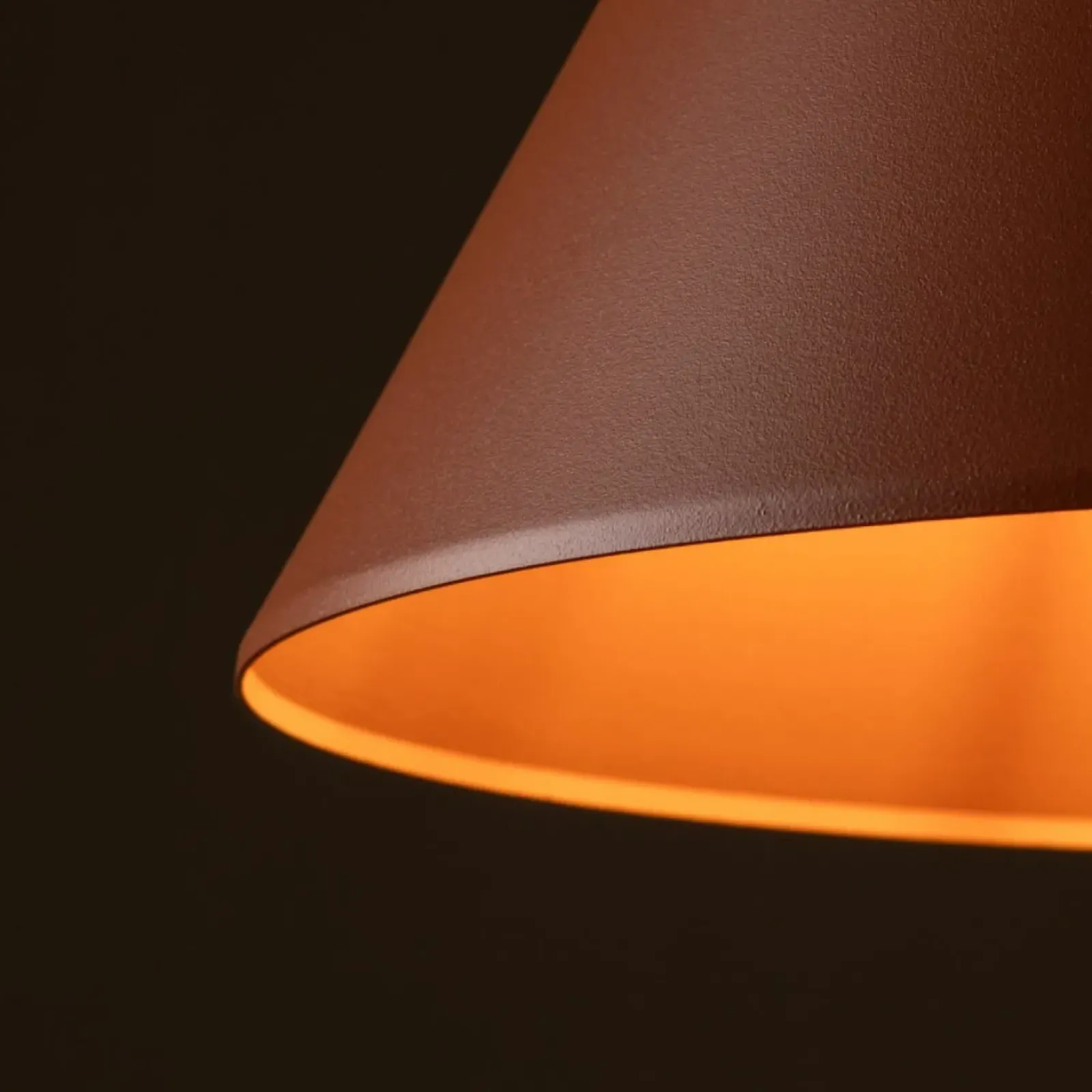 Sklep Kaja Modernistyczna, czerwona lampa stożek ⌀32cm TK 10065 CONO | Kaja Outlet