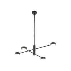 Sklep Kaja Modernistyczna lampa sufitowa, idealna do salonu 7945 | Kaja czarny Cheap