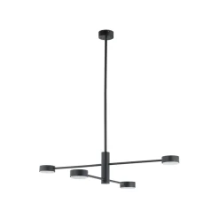 Sklep Kaja Modernistyczna lampa sufitowa, idealna do salonu 7945 | Kaja czarny Cheap