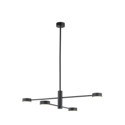 Sklep Kaja Modernistyczna lampa sufitowa, idealna do salonu 7945 | Kaja czarny Cheap