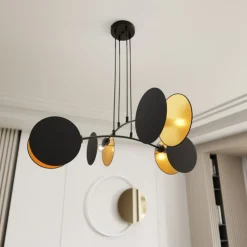 Sklep Kaja Modernistyczna lampa wisząca do salonu 1325/4 MOTIF | Kaja Oświetlenie New