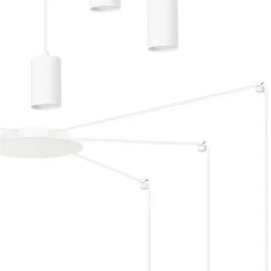 Sklep Kaja Modernistyczna lampa wisząca w kolorze bieli 525/6 | Kaja Oświetlenie biały Shop