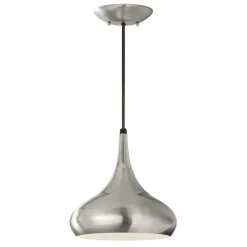Sklep Kaja Modernistyczna lampa wisząca, stal FE-BESO-P-M-BS z serii BESO szczotkowanastal Fashion