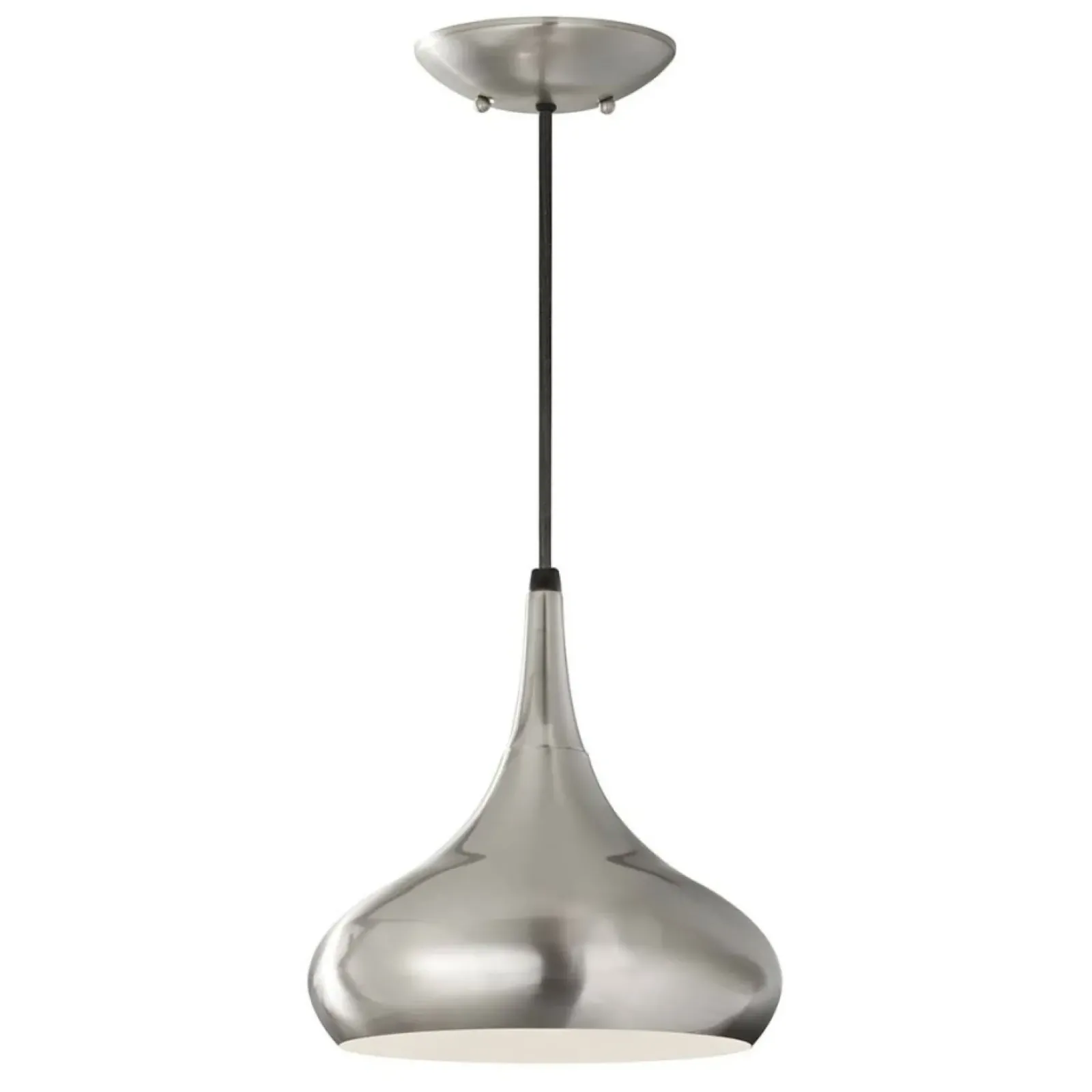 Sklep Kaja Modernistyczna lampa wisząca, stal FE-BESO-P-M-BS z serii BESO szczotkowanastal Fashion