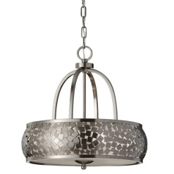 Sklep Kaja Modernistyczna lampa wisząca, srebrna FE-ZARA4 z serii ZARA szczotkowanastal New