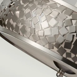 Sklep Kaja Modernistyczna lampa wisząca, srebrna FE-ZARA4 z serii ZARA szczotkowanastal New