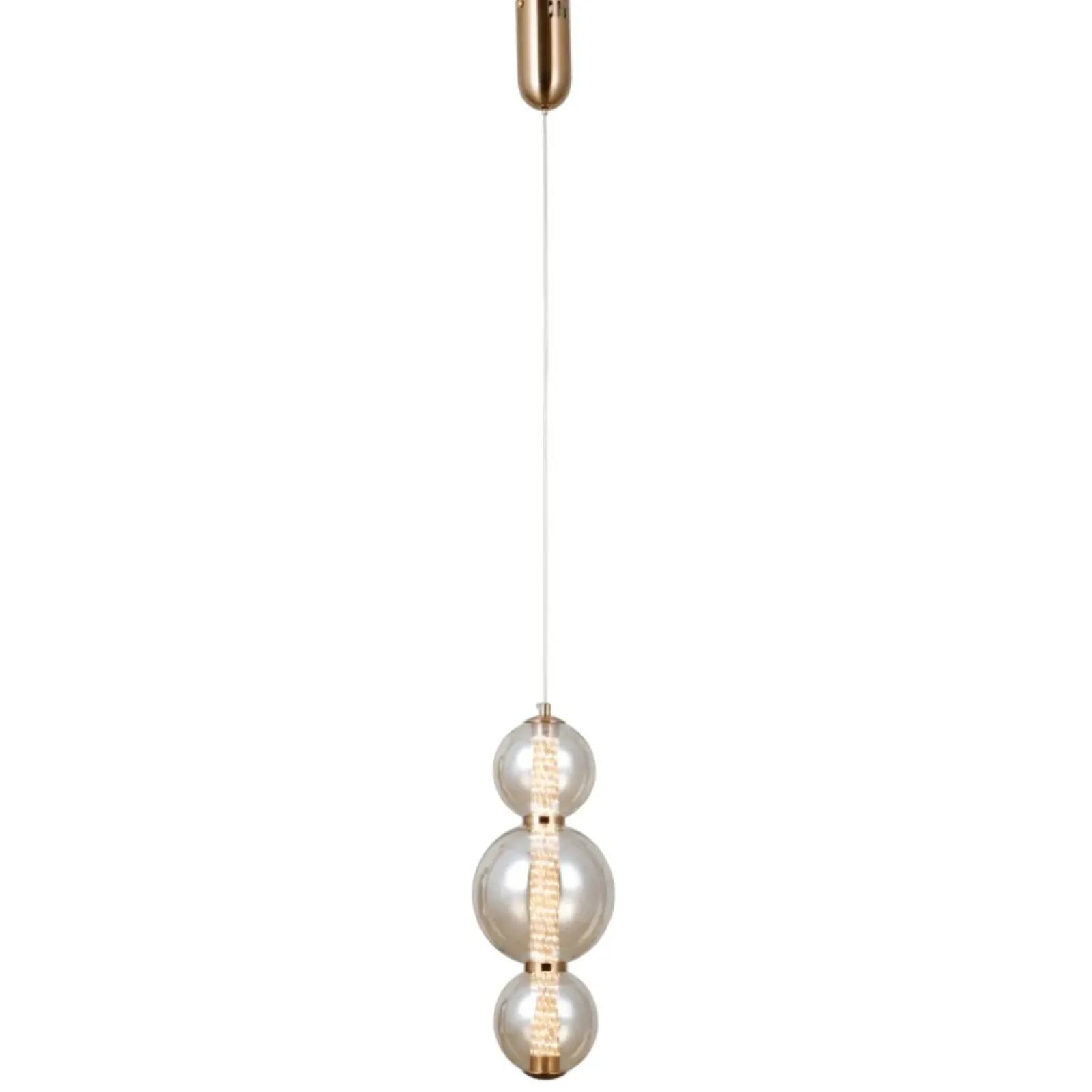 Sklep Kaja Modernistyczna lampa wisząca, LED PND-34359-3V-HBR-AMB z serii BUTERO Best