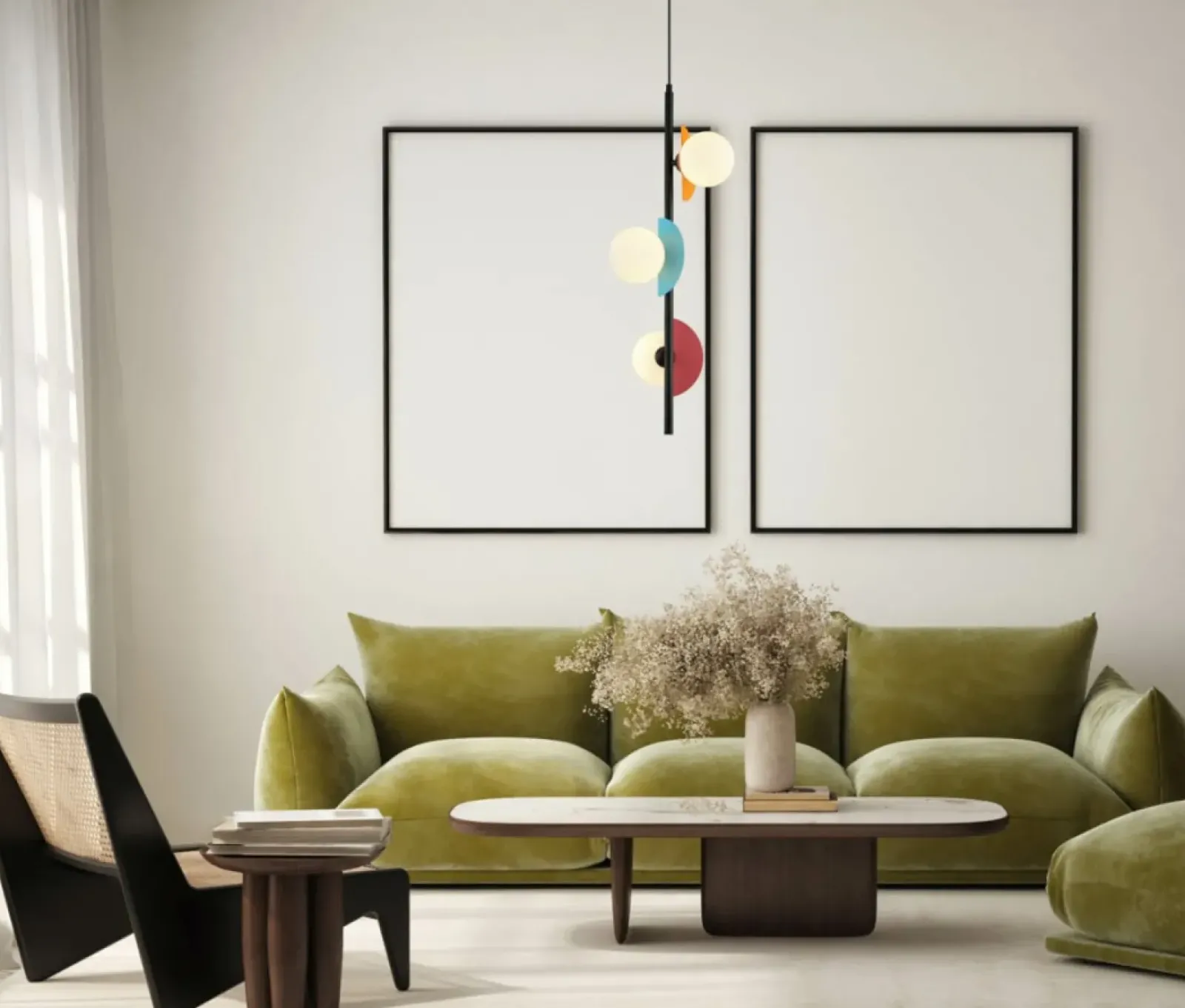 Sklep Kaja Modernistyczna lampa wisząca z kulami PND-37482-3V-MLTI NAUTI | Kaja Store