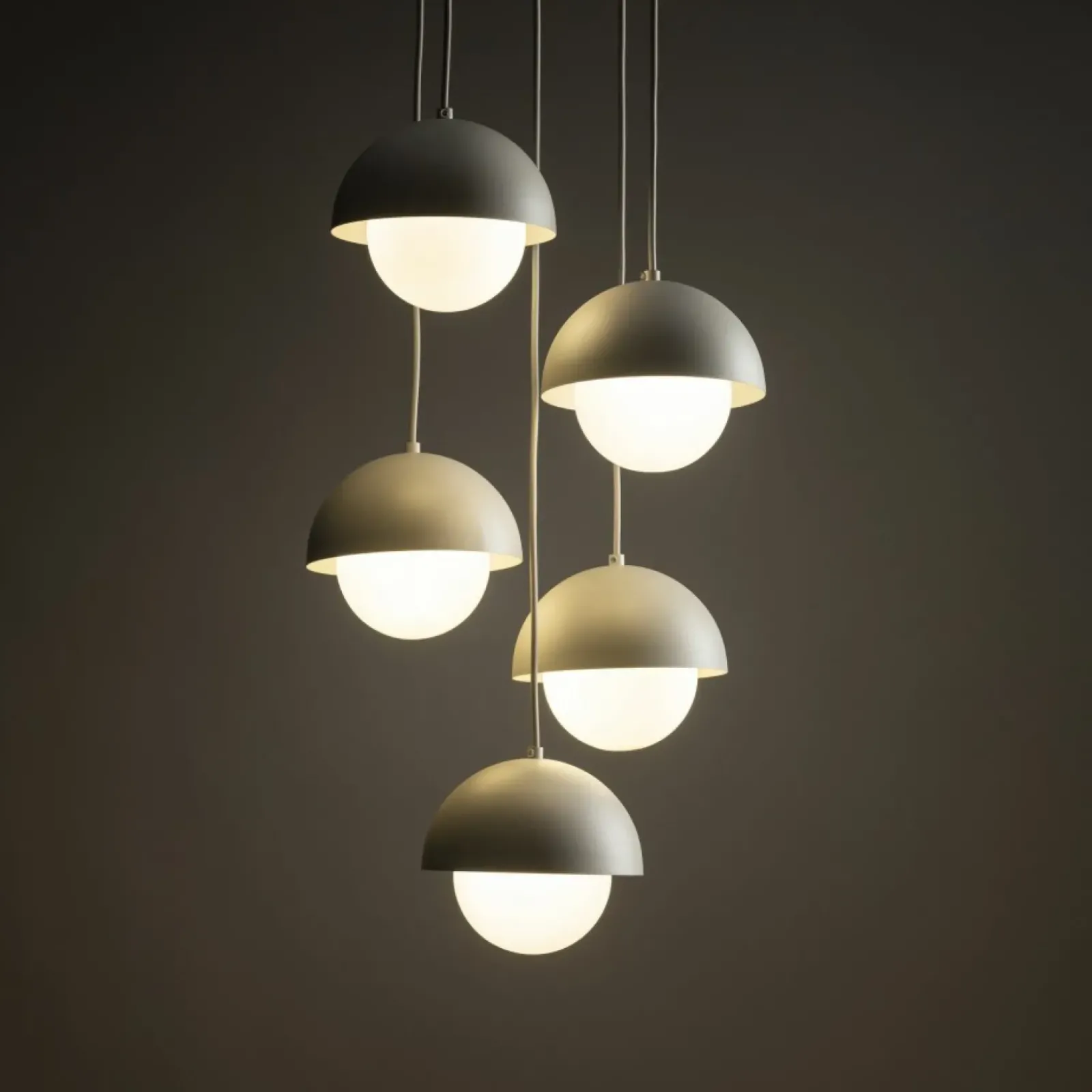 Sklep Kaja Modernistyczna lampa wisząca do salonu TK 10214 BONO BEIGE | Kaja Hot