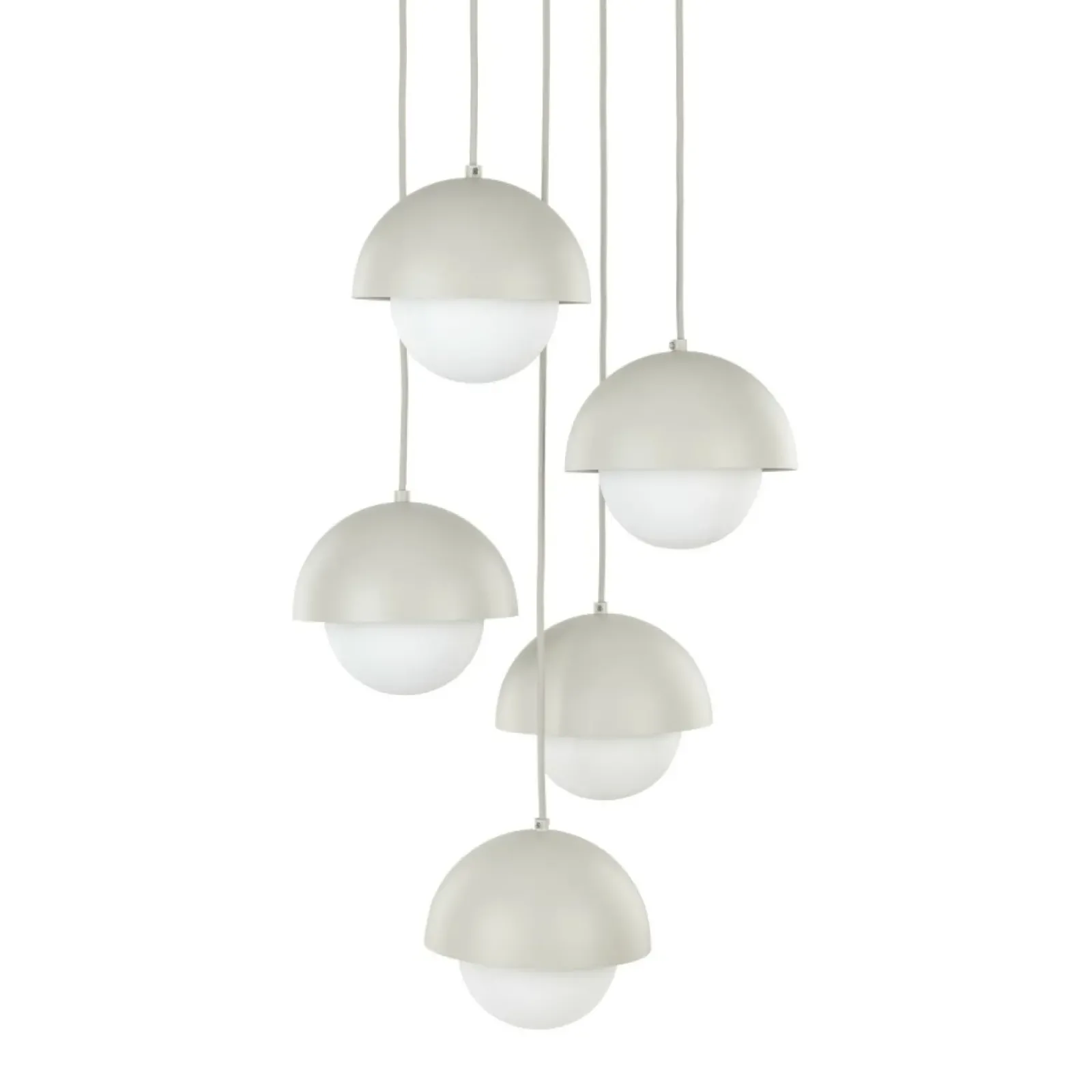 Sklep Kaja Modernistyczna lampa wisząca do salonu TK 10214 BONO BEIGE | Kaja Hot