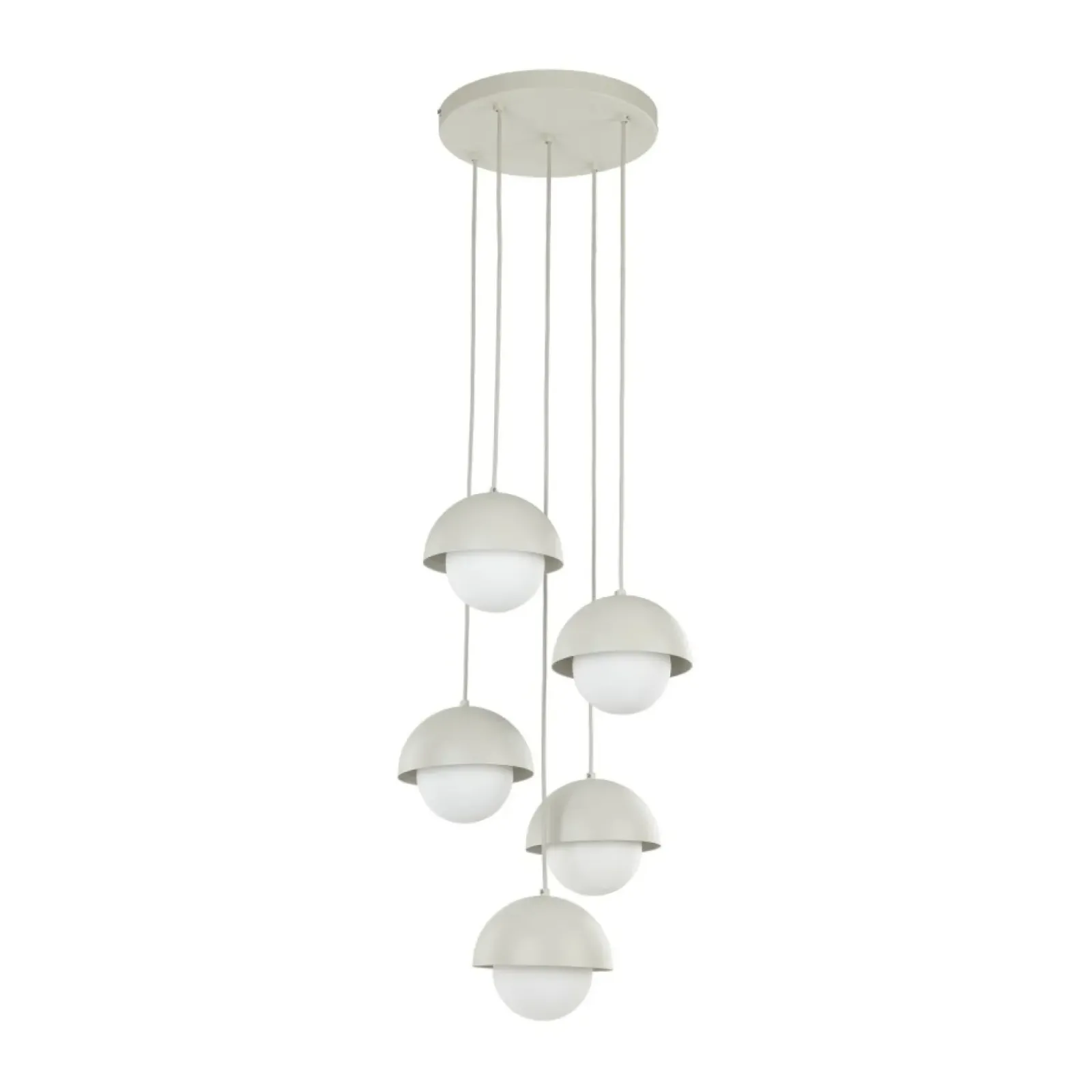 Sklep Kaja Modernistyczna lampa wisząca do salonu TK 10214 BONO BEIGE | Kaja Hot