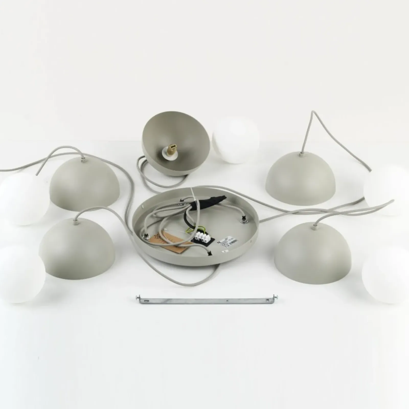 Sklep Kaja Modernistyczna lampa wisząca do salonu TK 10214 BONO BEIGE | Kaja Hot