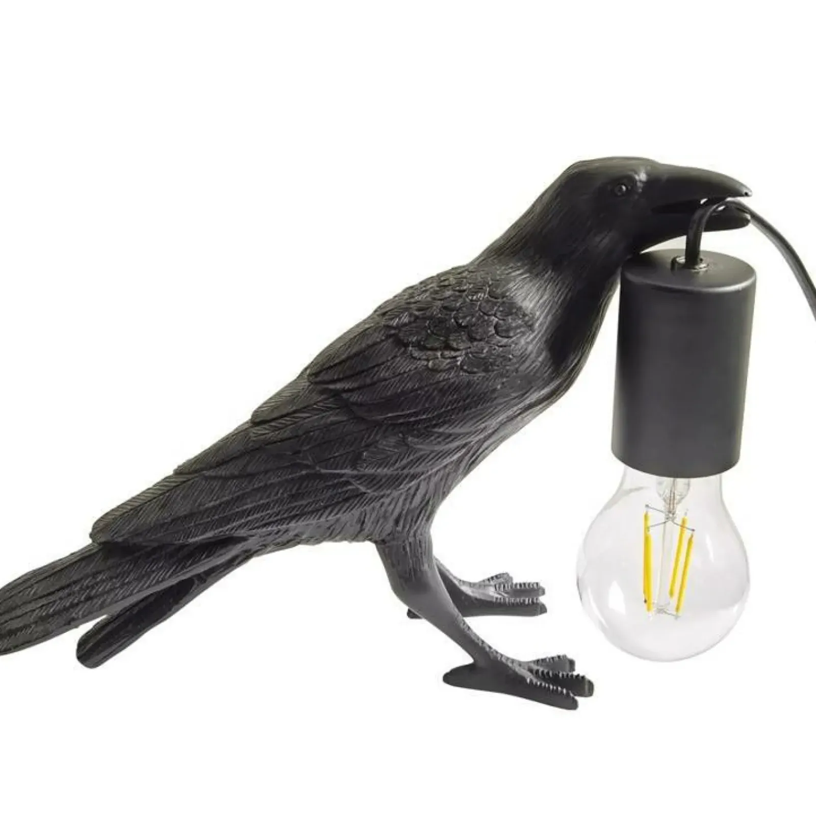 Sklep Kaja Modernistyczna lampka nocna ptak ABR-KARD-K RAVEN | Kaja Oświetlenie* Nowoczesne Lampki Stołowe