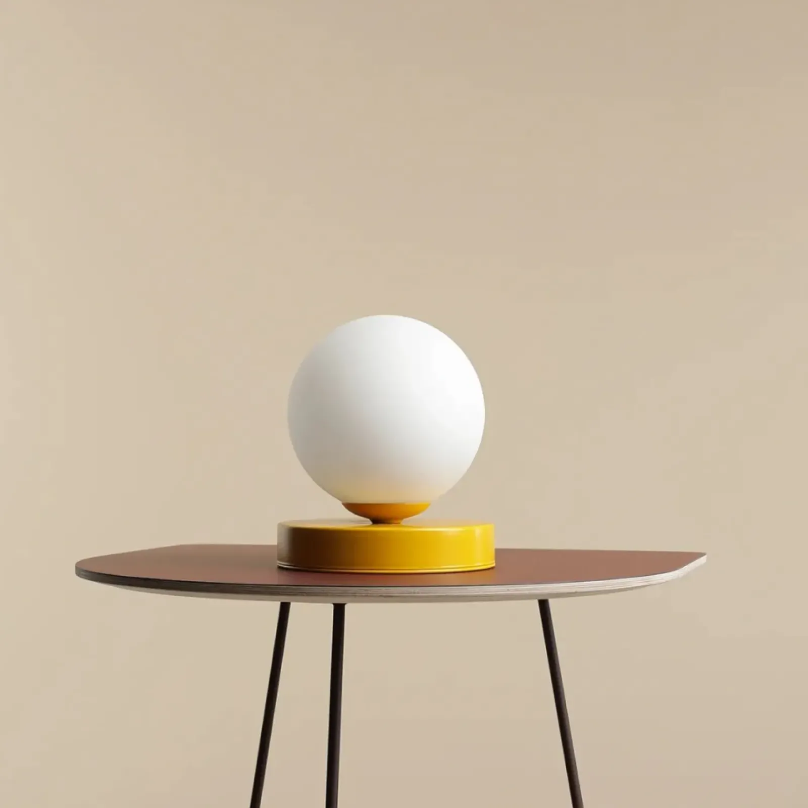 Sklep Kaja Modernistyczna lampka stołowa z kulą 1076B14_S z serii BALL | Kaja* Nowoczesne Lampki Stołowe