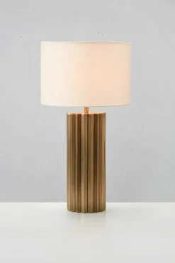Sklep Kaja Modernistyczna lampka stołowa z abażurem 108669 HASHIRA | Kaja* Lampki Stołowe Z Abażurem|Nowoczesne Lampki Stołowe