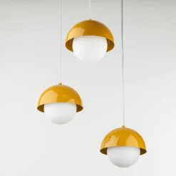 Sklep Kaja Modna, potrójna lampa wisząca TK 10266 BONO OCHRA | Kaja Oświetlenie Outlet