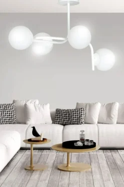 Sklep Kaja Molekularna lampa sufitowa z kloszami 1031/4A KALF | Kaja Oświetlenie biały Online