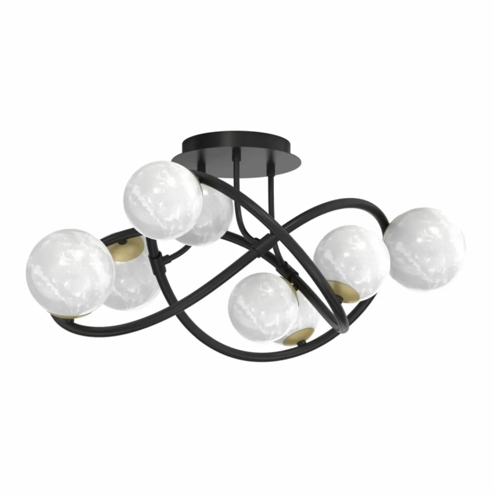 Sklep Kaja Molekularna lampa sufitowa do salonu MX4922-8-EBGN NISYRO | Kaja Clearance