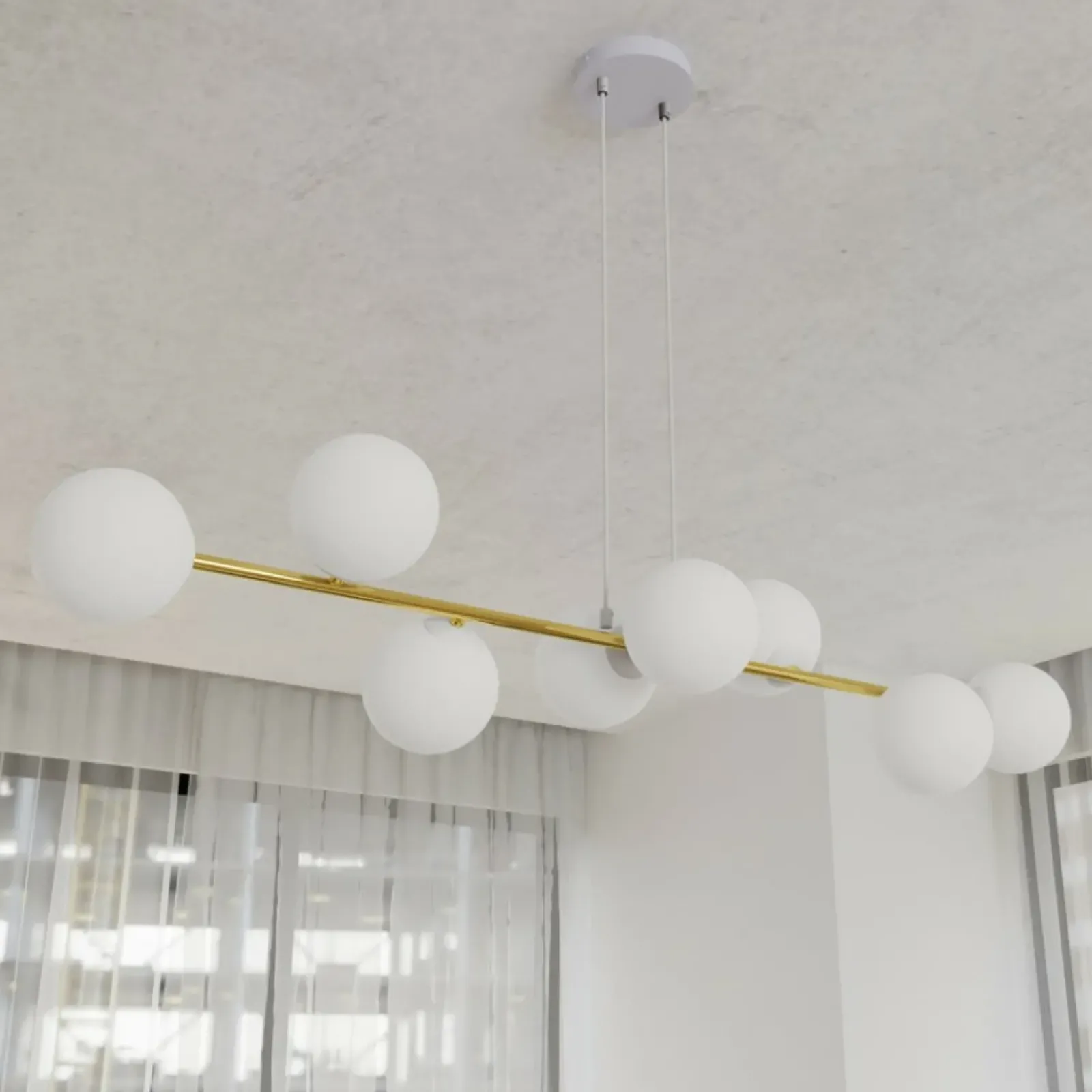 Sklep Kaja Molekularna lampa wisząca do jadalni, nad stół 1242/8 z serii GRAVITY New