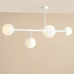 Sklep Kaja Molekularna, pozioma, biała lampa sufitowa z kloszami 1092PL_L – DIONE Zadzwońporabattel.783200183(8-16)/mailsklep@kaja.com.pl Best