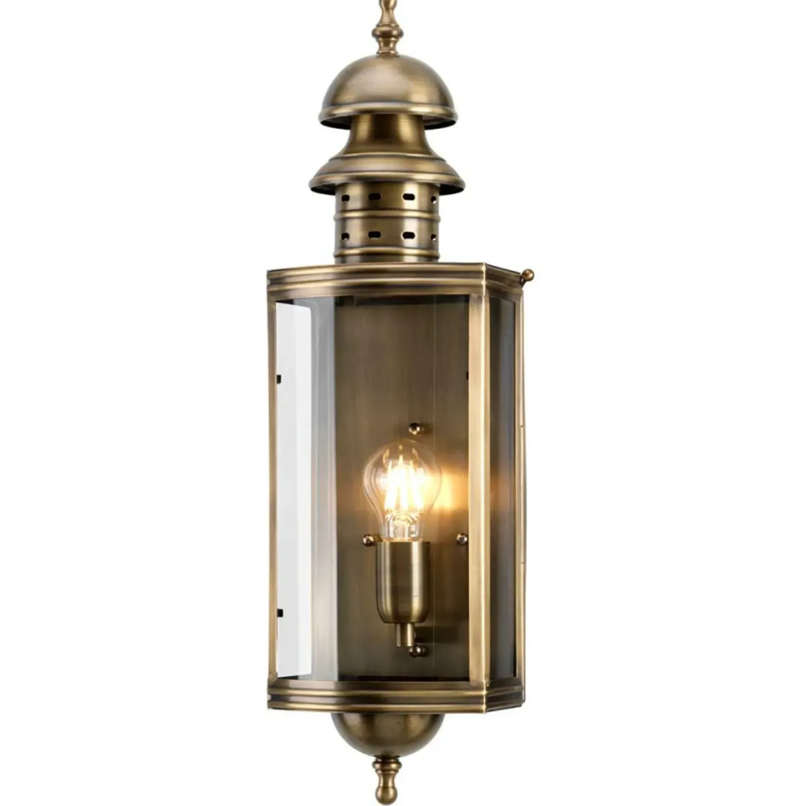 Sklep Kaja Mosiężna lampa elewacyjna DOWNING-STREET z serii DOWNING STREET* Kinkiety Ogrodowe