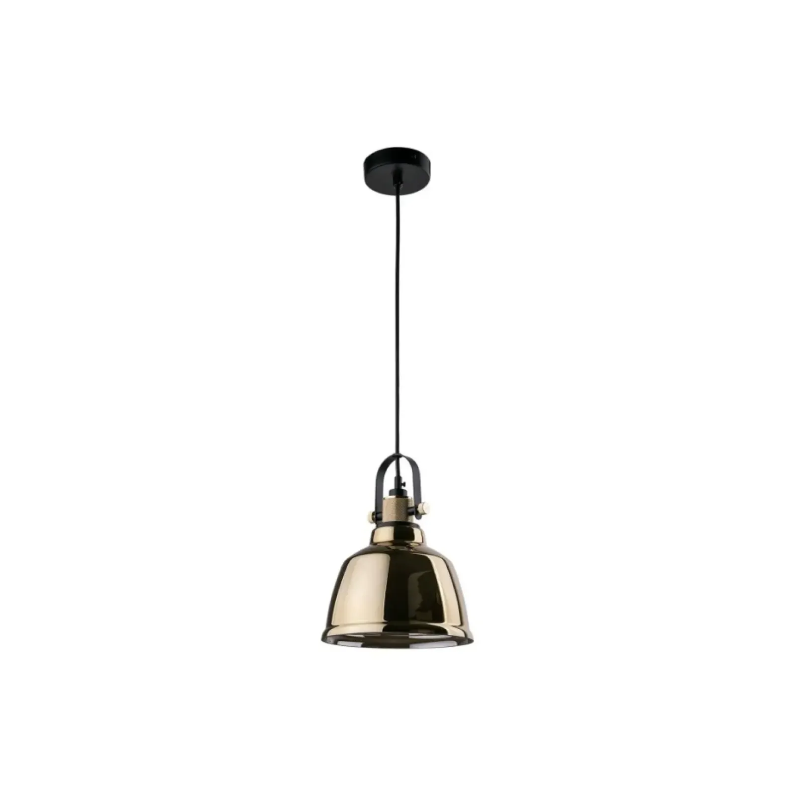 Sklep Kaja Mosiężna lampa wisząca, z kloszem 9153 | Kaja Oświetlenie złoty Sale