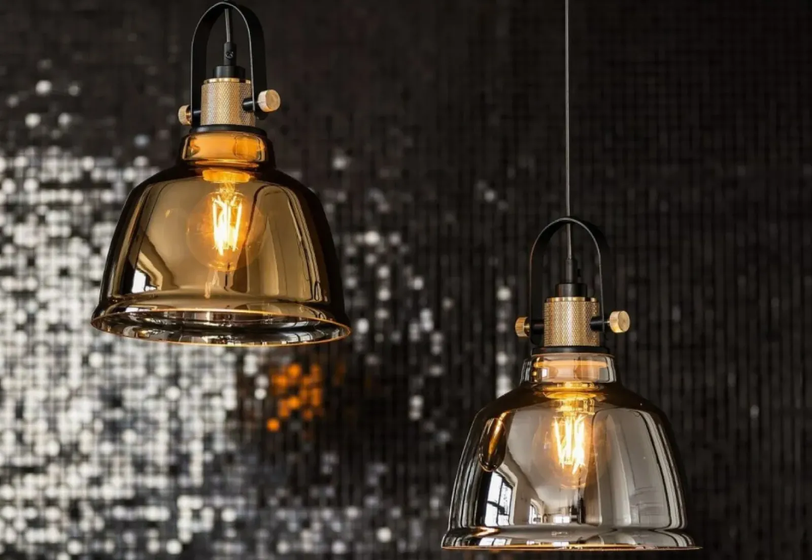 Sklep Kaja Mosiężna lampa wisząca, z kloszem 9153 | Kaja Oświetlenie złoty Sale