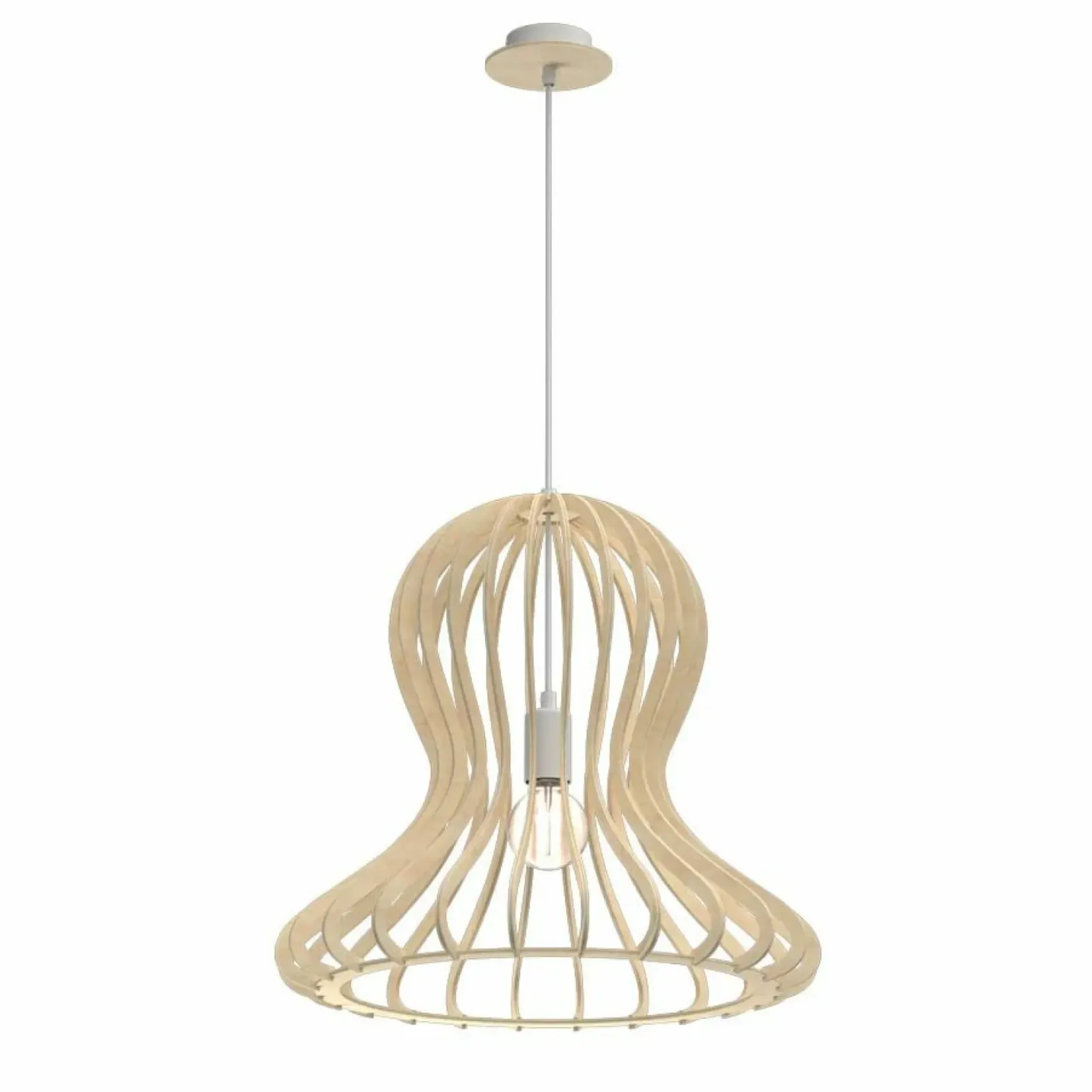 Sklep Kaja Naturalna lampa wisząca do stylowej sypialni ANT 5017 OCTO | Kaja Best Sale