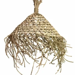 Sklep Kaja Naturalna, pleciona lampa wisząca ABR-LW15-BH-E27 BOHO | Kaja brązowy Cheap