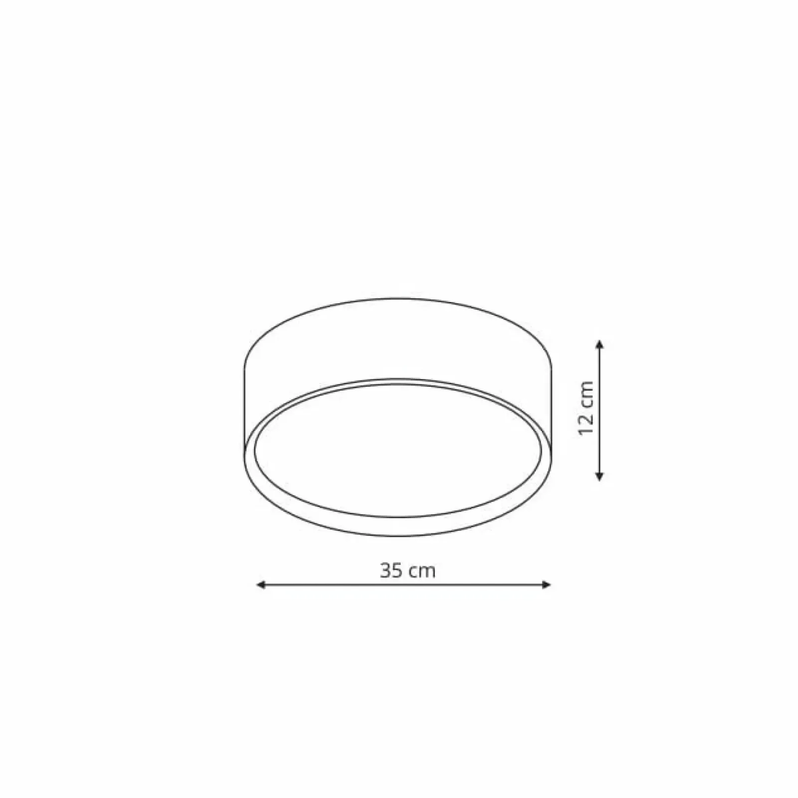 Sklep Kaja Natynkowa oprawa sufitowa LED ⌀12cm LP-043/1C WH HUDSON | Kaja New