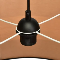 Sklep Kaja Niebanalna lampa wisząca, dwukolorowy abażur MLP6290 z serii TERRA | Kaja Oświet New