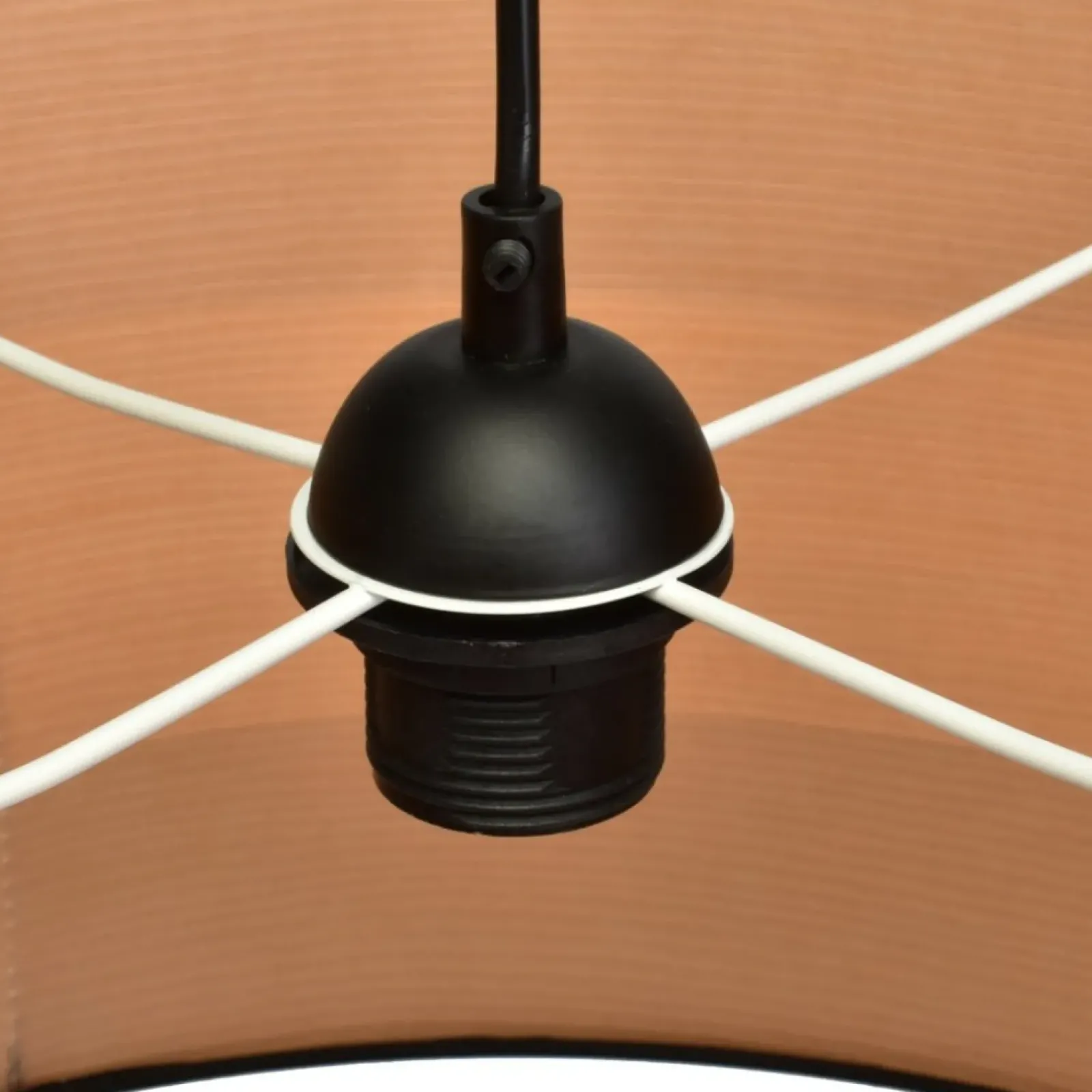 Sklep Kaja Niebanalna lampa wisząca, dwukolorowy abażur MLP6290 z serii TERRA | Kaja Oświet New