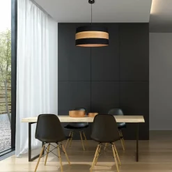 Sklep Kaja Niebanalna lampa wisząca, dwukolorowy abażur MLP6290 z serii TERRA | Kaja Oświet New