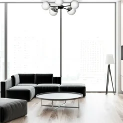 Sklep Kaja Niebanalna lampa wisząca z pięcioma kloszami MLP8882 z serii SFERA | Kaja Oświet chrom Cheap