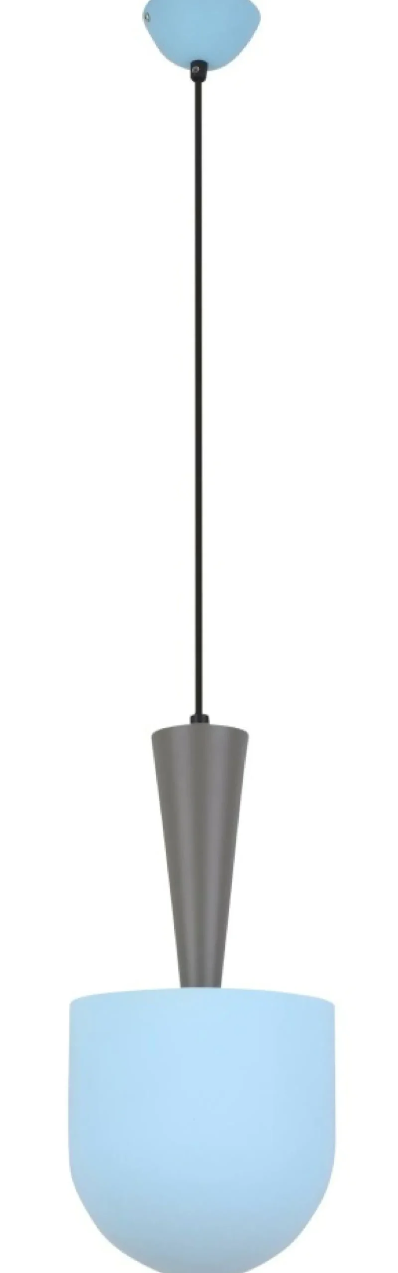 Sklep Kaja Niebiesko-szara lampa wisząca E27 LEDEA 50101167 VISBY | Kaja Clearance