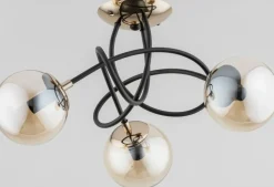 Sklep Kaja Niecodzienna czarno-złota lampa sufitowa AL 63022 | Kaja Shop
