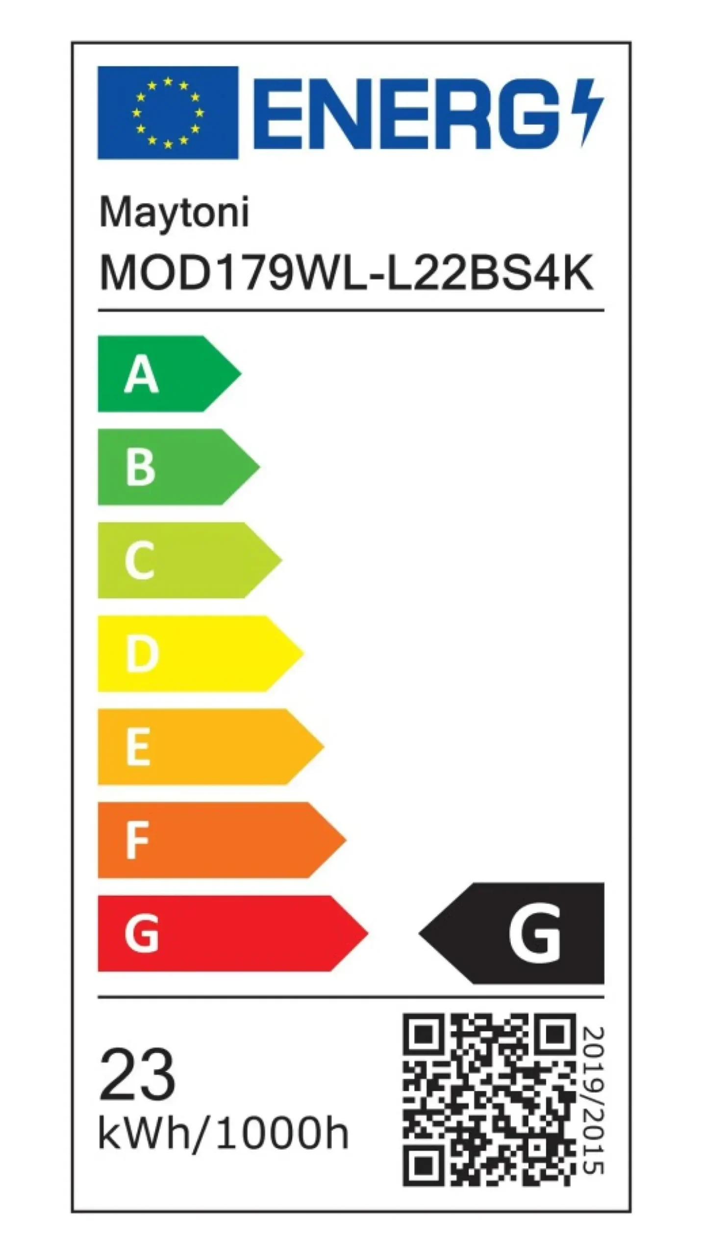 Sklep Kaja Niecodzienna lampa ścienna, LED 23W MOD179WL-L22BS4K z serii SKYLINE* Lampy Led