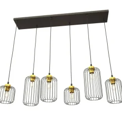 Sklep Kaja Niecodzienna lampa wisząca, na 6 żarówek 1364/6 z serii VANDER Best