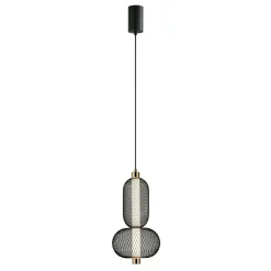 Sklep Kaja Niecodzienna lampa wisząca, czarna PND-84283-2-BK z serii MARCO Discount
