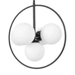 Sklep Kaja Niepowtarzalna lampa wisząca w kolorze bieli i czerni K-3838 seria GEO Outlet