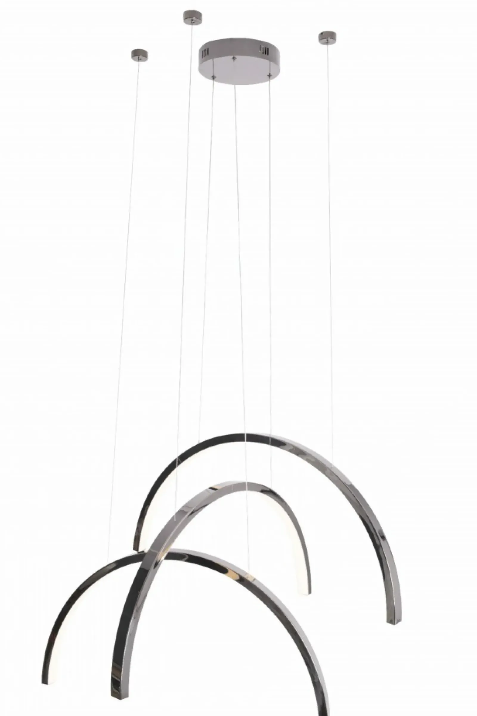 Sklep Kaja Nieregularna, błyszcząca lampa wisząca LED MX P0508 TRIO ARC | Kaja Clearance