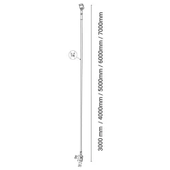 Sklep Kaja Niespotykana świecąca linka LED 500cm 3000K ANT 6029 SURIKA | Kaja* Lampy Led