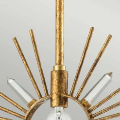 Sklep Kaja Niestandardowa lampa wisząca GN-SUN-KING-P-G z serii SUN KING płatkizłota Cheap