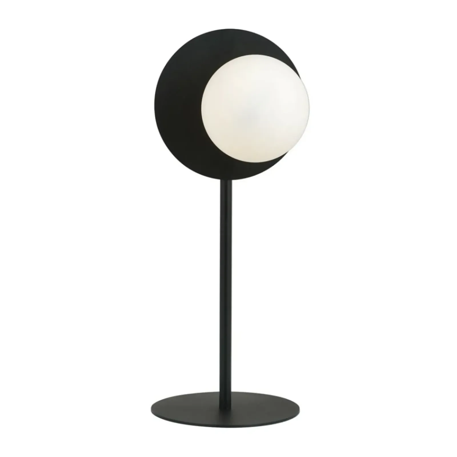 Sklep Kaja Niesymetryczna lampa stołowa z białym kloszem 1187/LN z serii OSLO* Nowoczesne Lampki Stołowe