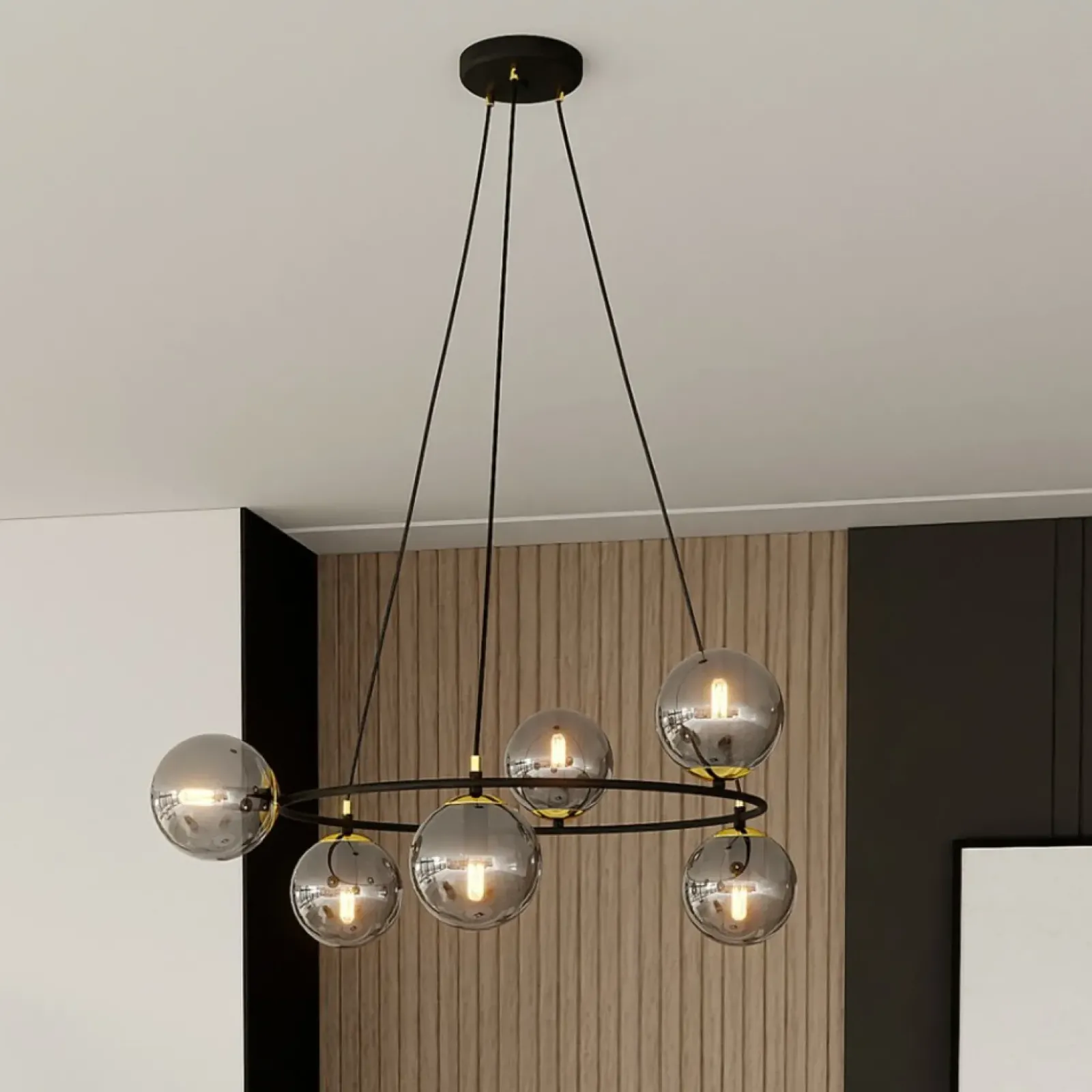 Sklep Kaja Niesymetryczna lampa wisząca z kloszami 1294/6 z serii AZURA Online