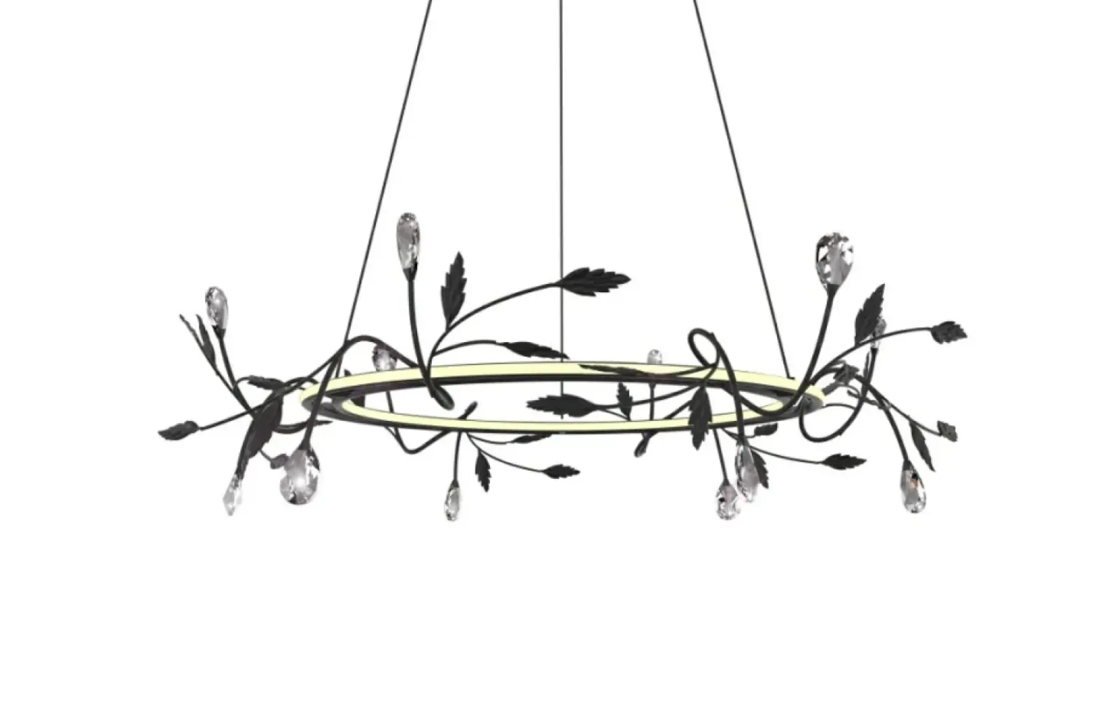 Sklep Kaja Nieszablonowa, ledowa lampa wisząca A0028-320 GIAROS | Kaja czarny Store