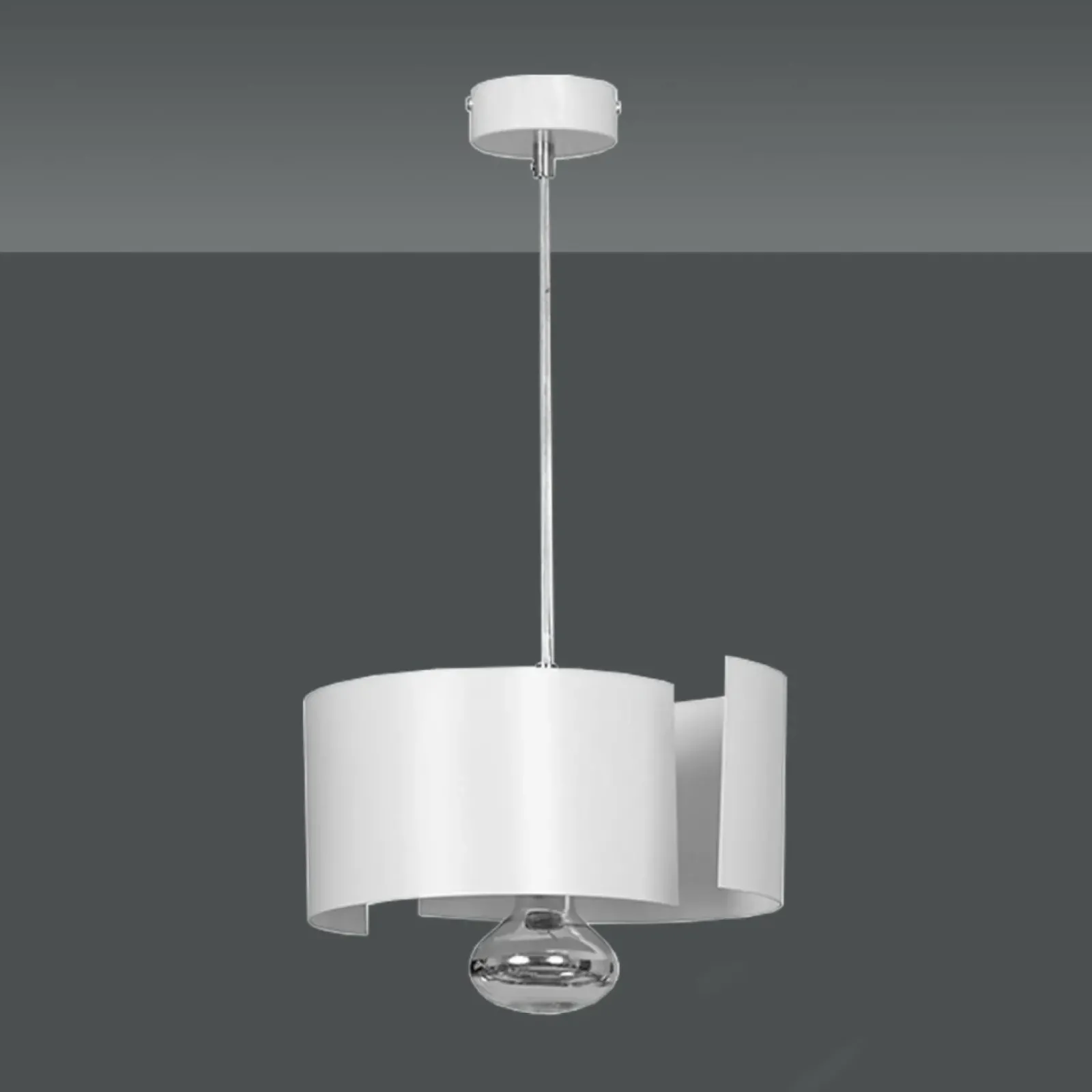 Sklep Kaja Nietuzinkowa, biała lampa wisząca do kuchni 306/1 VIXON | Kaja Sale