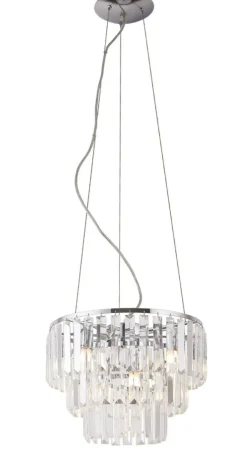 Sklep Kaja Nietuzinkowa, chromowana lampa Ø42cm MX P0259 MONACO | Kaja Cheap