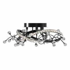 Sklep Kaja Nietuzinkowa, czarna lampa sufitowa MX3481-1S-3BCT MAIA | Kaja Clearance
