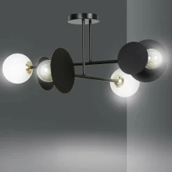 Sklep Kaja Nietuzinkowa czarno-biała lampa sufitowa 612/4 | Kaja Oświetlenie Store